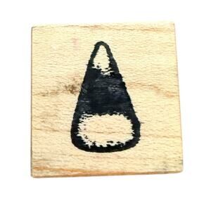 Candy Corn Mini Unbranded Rubber Stamp